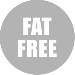 Fat Free Icon Gray